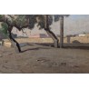 Tableau \"Murailles au Caire\" par DUVAL