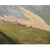 Tableau \"Cervin\" signé F. PORTIER