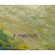 Tableau "Cervin" signé F. PORTIER