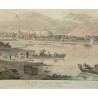 Engraving entitled ‘View of Yverdon’, signed ABERLI.  at Moinat SA  – Antiques and decorative items –  Engravings, lithographs