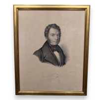 Gravure "Friedrich von Dürler" par A HIRNSCHROT