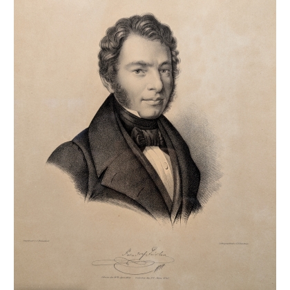 Engraving ‘Friedrich von Dürler’ by A HIRNSCHROT