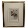 Aquarelle "Offcier de Dragon" signé HUGENTOBLER