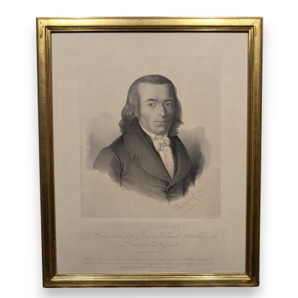 Gravure "Heinrich Krauer" par WEGNER