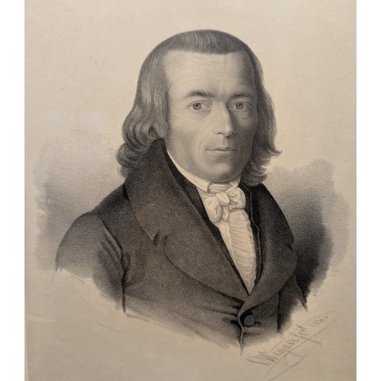Gravure "Heinrich Krauer" par WEGNER