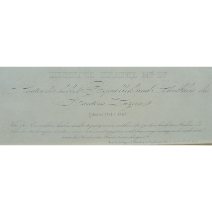 Gravure "Heinrich Krauer" par WEGNER