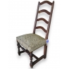 Chaise style Louis XIII en noyer
