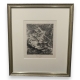 Gravure "Chien" par RIDINGER