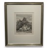 Gravure "Chiens" par RIDINGER