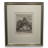 Gravure "Chiens" par RIDINGER