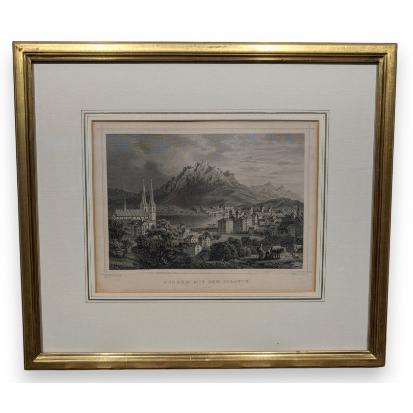Gravure "Mont Pilatus" par ROHBOCK