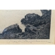 Gravure "Brunnen" signée 1924