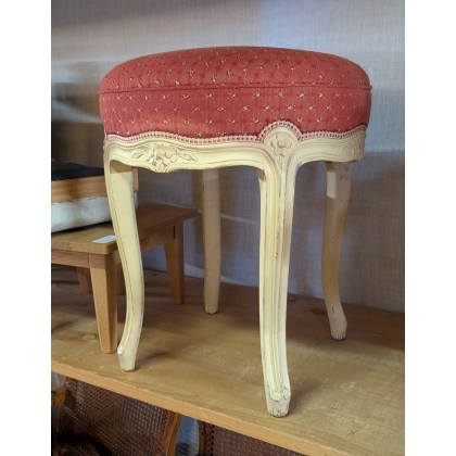 Round stool, Louis XV style, made of wood, from  Moinat SA  - Antiques and home décor