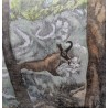 Engraving entitled ‘Chamois’, signed by Robert HAINARD