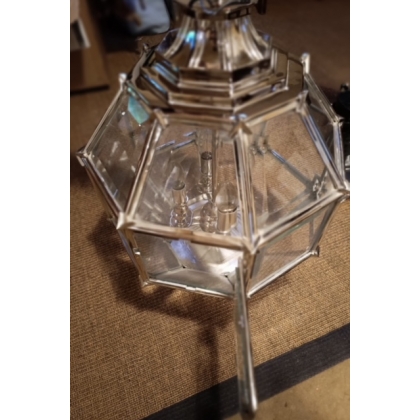 Lanterne hexagonale modèle OWEN chromée