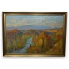 Painting entitled ‘L’Aubonne’, signed V. GILLIAND, 1922
