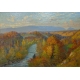 Tableau "L'Aubonne" signé V. GILLIAND 1922