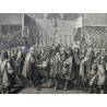 Engraving ‘Switzerland – France’ by C LE BRUN