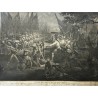 Gravure "Mort d'Arnold de Winkelried"