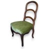 Bernese chair in walnut, with a backrest by  Moinat SA  - Antiques and interior design