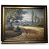 Tableau \"Campagne\" signé G.W. DROZ
