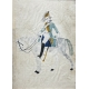 Paire d'aquarelles "Armée Française"