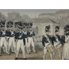 Gravure "Grenadiers - Genève - 1818-39"