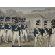Gravure "Grenadiers - Genève - 1818-39"