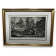 Gravure "La jeune Napolitaine a la pèche"
