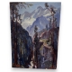 Tableau "Montagnes" signé Paul HUGUENIN
