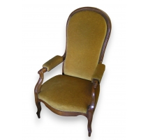 Fauteuil Voltaire à crémaillère