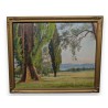 Painting entitled ‘Corcelles-près-Concise’, signed G. DP.