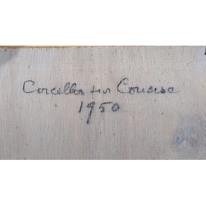 Painting entitled ‘Corcelles-près-Concise’, signed G. DP.