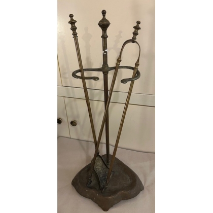 Support d'outils de cheminée "Toupie"
