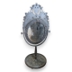 Miroir de table en métal de Plombières