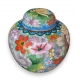 Pot à gingembre en bronze cloisonné