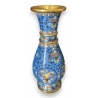 Vase en bronze cloisonné Feuillages