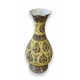 Vase Perse en cuivre émaillé jaune