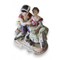 Groupe en porcelaine par Rudolf Kämmer