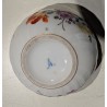 Boite ronde en porcelaine à fleurs