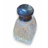 Salière en cristal et argent