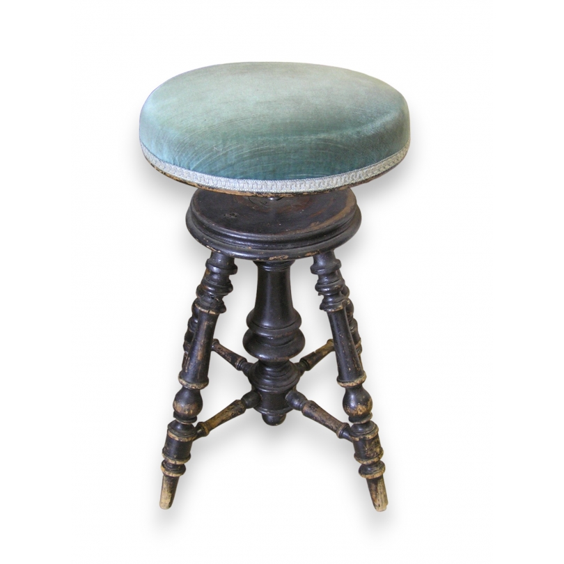 Napoleon III stool upholstered by Moinat SA – Antiques and home décor