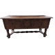 Norman table with carved belt,