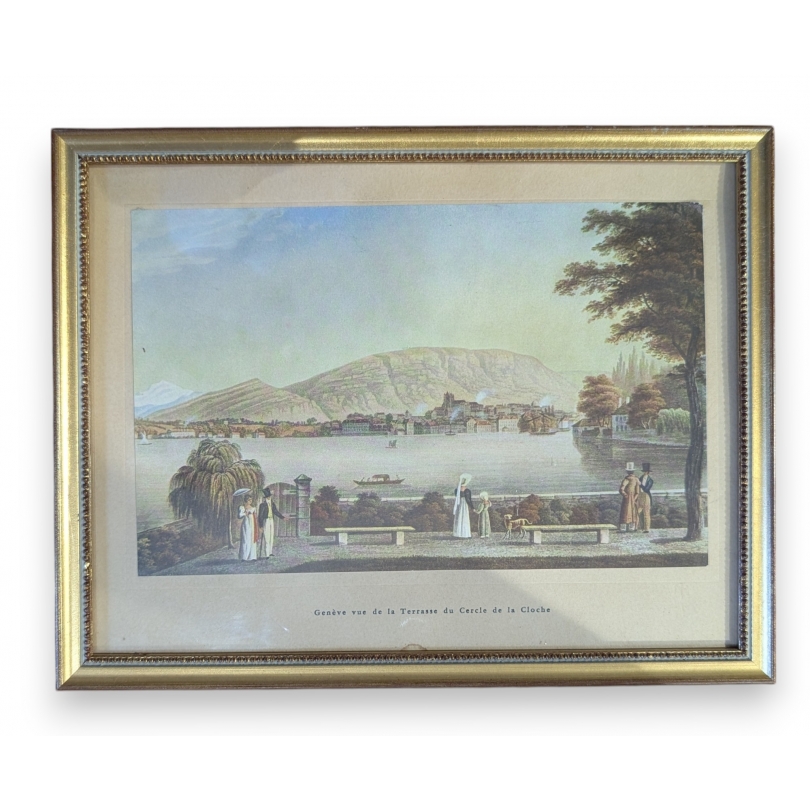 Reproduction Gravure "Genève"
