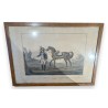 Gravure "Troisième suite de chevaux" par VERNET