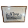Gravure "Troisième suite de chevaux" par VERNET