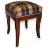 Square Louis-Philippe stool in walnut. Available from  Moinat SA  - Antiques and home décor