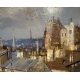 Tableau "Les toits de Paris" signé M. MASUDA
