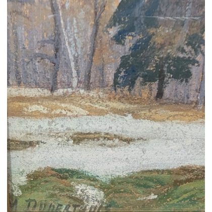 Pastel "Bex" signé M. DUPERTHUIS