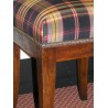 Square Louis-Philippe stool in walnut. Available from  Moinat SA  - Antiques and home décor